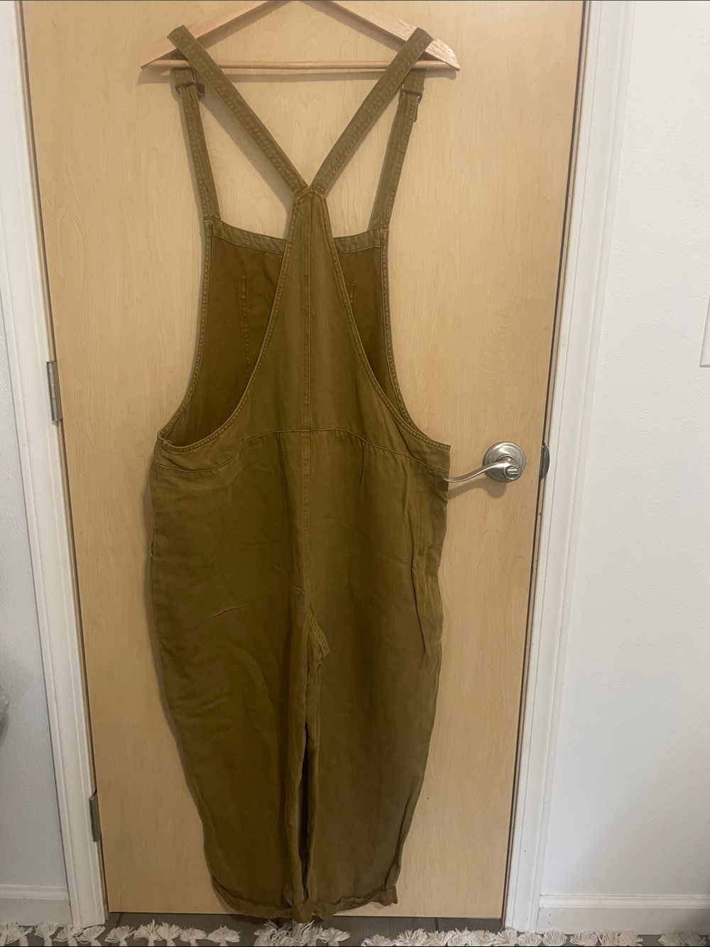 Aerie Women’s Slouchy Earthy Green Utility Overalls – XL - Picture 3 of 11